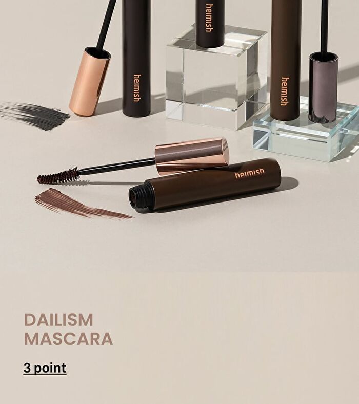 heimish Dailism Smudge Stop Mascara - 4 Types - Brown Volume