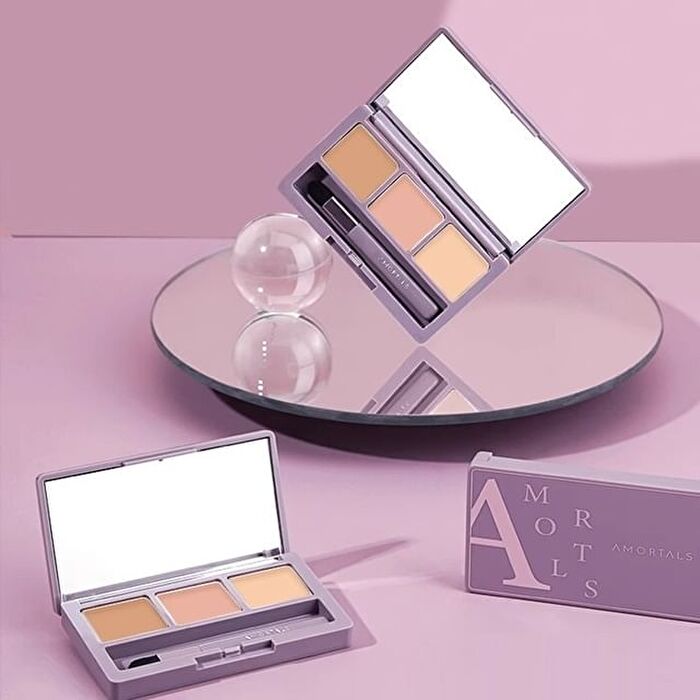 Amortals Rejuvenating 3 Colors Concealer - 2 Types - 02# Fair - 1.2g*3