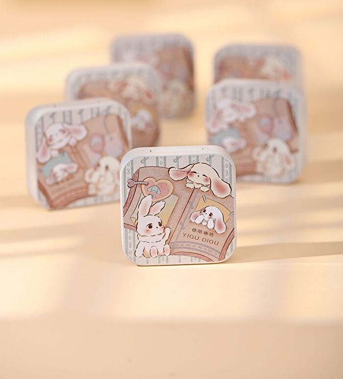 Yigu Digu Diary Series Metal Box Blush & Lip Cream - 6 Colors - 03# - 3.2g