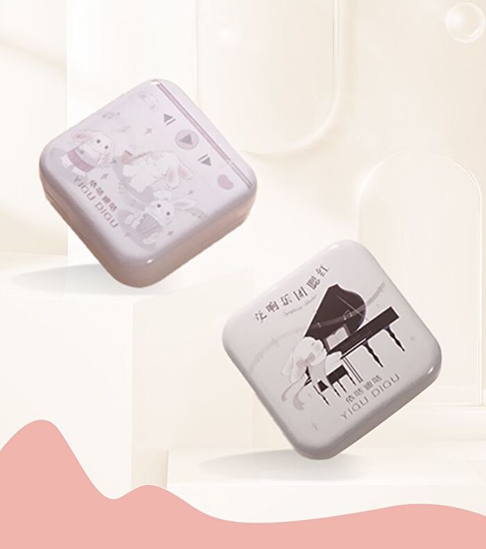 Yigu Digu Orchestra Series Metal Box Powder Blusher - 6 Colours - S05# - 3g