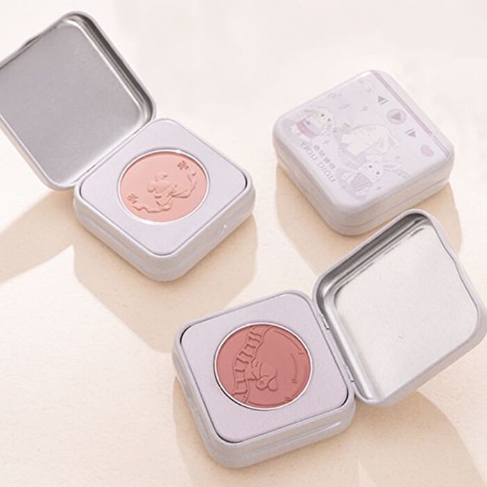 Yigu Digu Orchestra Series Metal Box Powder Blusher - 6 Colours - S05# - 3g