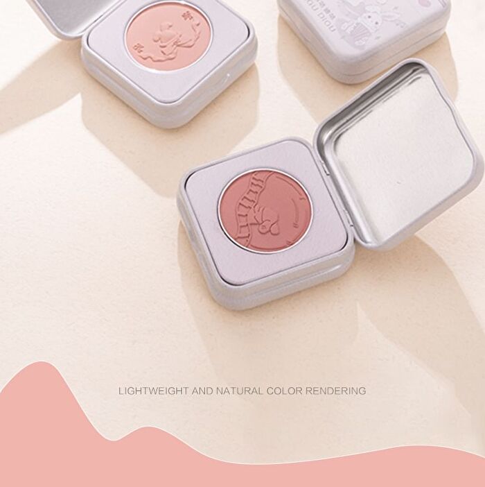 Yigu Digu Orchestra Series Metal Box Powder Blusher - 6 Colours - S06# - 3g