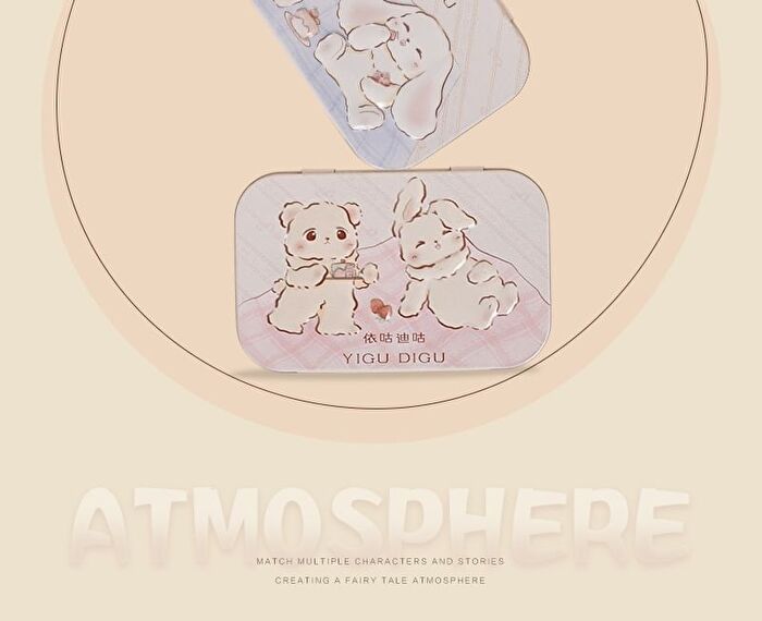 Yigu Digu Tea Party Series Metal Box Eyeshadow Palette #02 - 2# - 18g