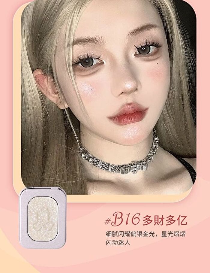 Yigu Digu Retro Metal Box Bling Highlighter - 6 Colours - B14# - 2.5g