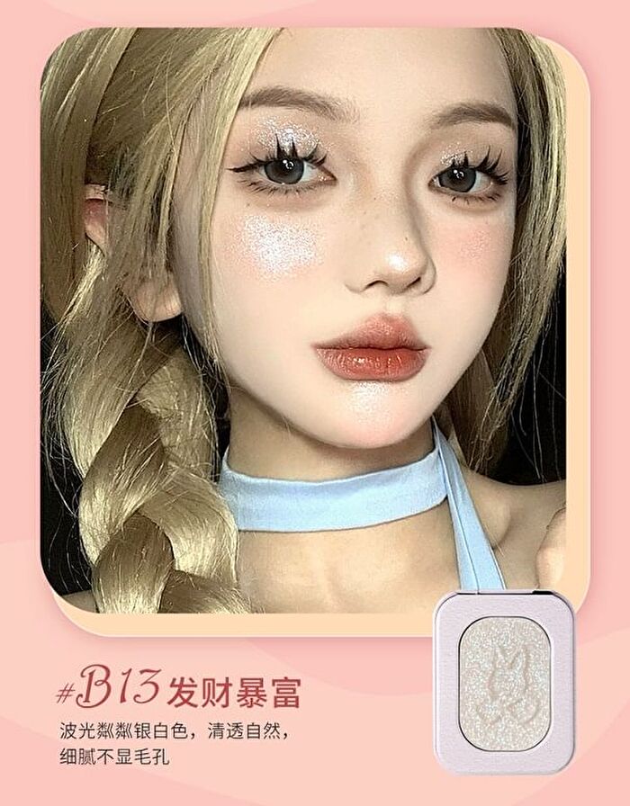 Yigu Digu Retro Metal Box Bling Highlighter - 6 Colours - B12# - 2.5g