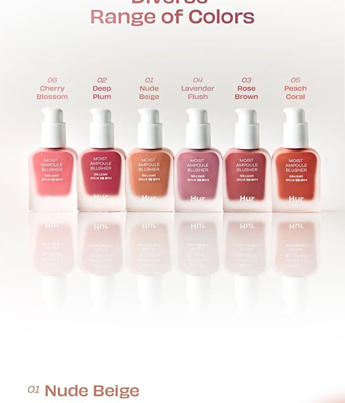 Moist Ampoule Blusher - 6 Colors - #05 Peach Coral