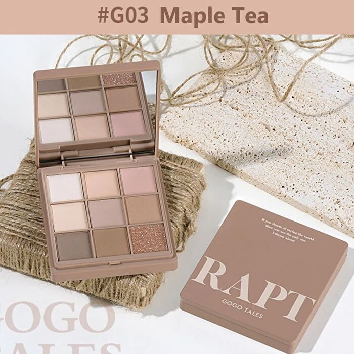 Gogo Tales Collection Palette - Maple Tea - #G03 Maple Tea - 11.7g
