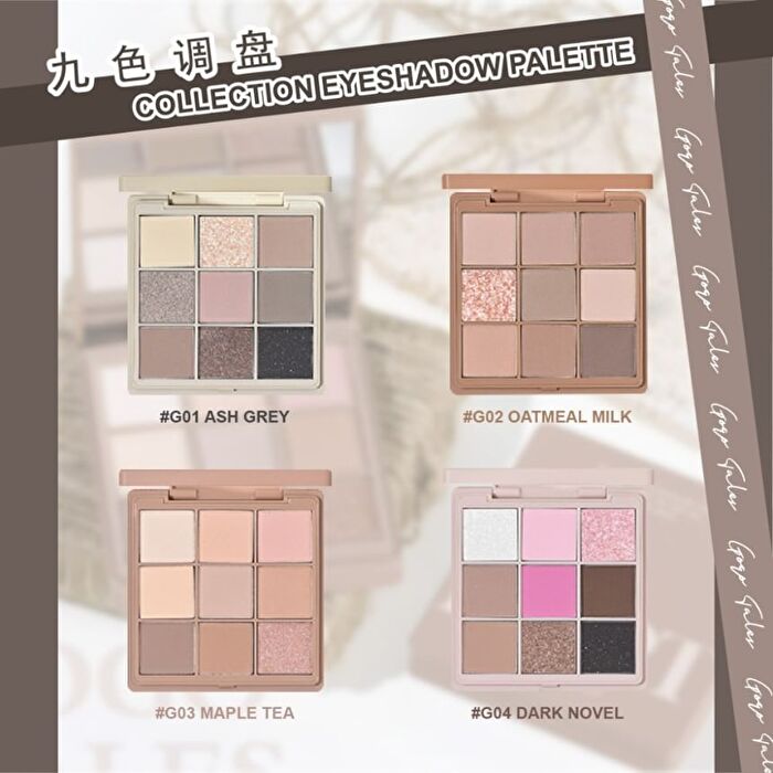 Gogo Tales Collection Palette - Maple Tea - #G03 Maple Tea - 11.7g
