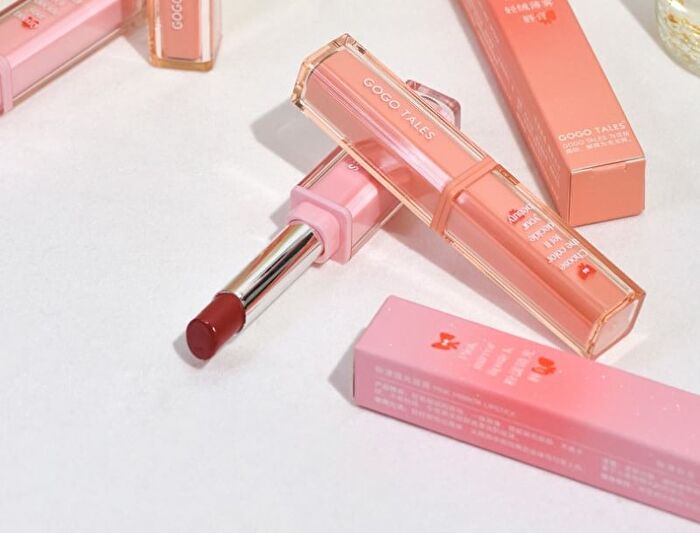 Gogo Tales Pink Mirror Lipstick - 4 Colors - #901 Oolong Rain - 1.9g