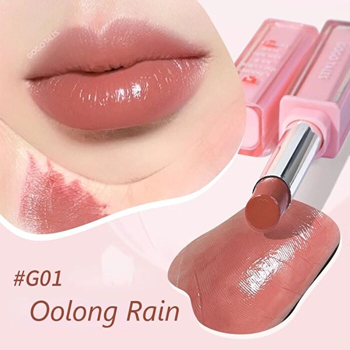 Gogo Tales Pink Mirror Lipstick - 4 Colors - #901 Oolong Rain - 1.9g