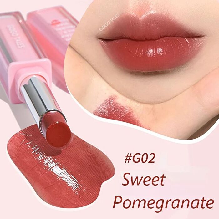 Gogo Tales Pink Mirror Lipstick - 4 Colors - #901 Oolong Rain - 1.9g
