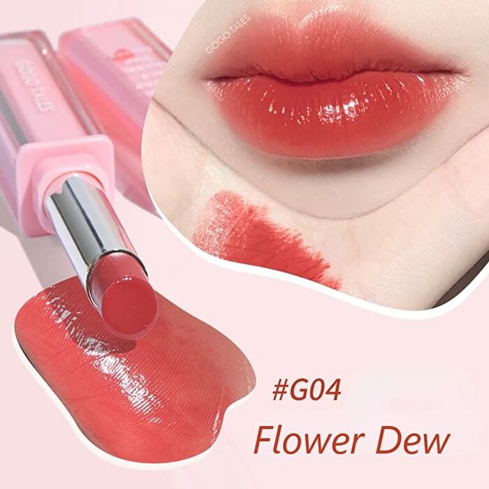 Gogo Tales Pink Mirror Lipstick - 4 Colors - #901 Oolong Rain - 1.9g
