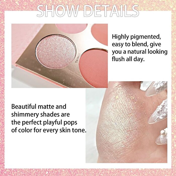 6 Colours Blush Palette - B109A (4.5g x 6)