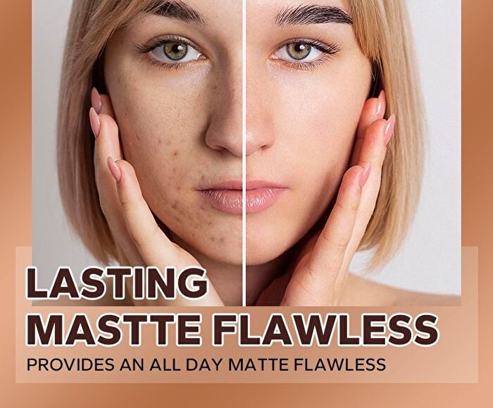 Lasting Waterproof Oil Control Matte Flawless Face Powder - 4 Shades - 104 Pearl - 10g