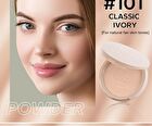 Lasting Waterproof Oil Control Matte Flawless Face Powder - 4 Shades - 104 Pearl - 10g