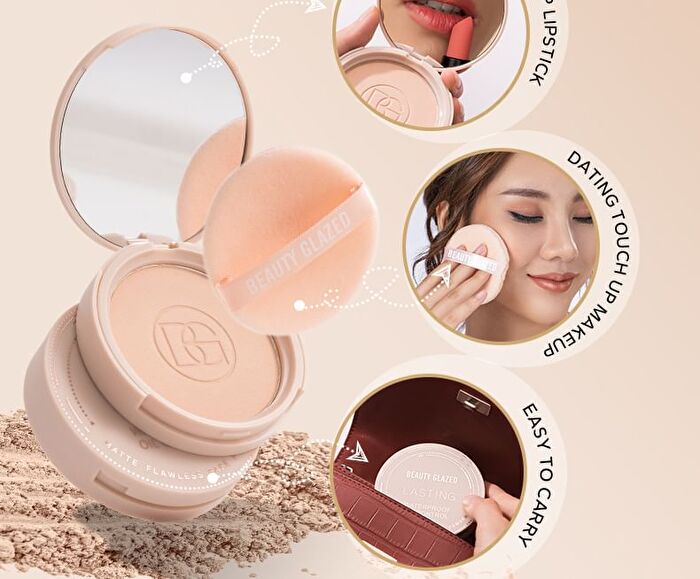 Lasting Waterproof Oil Control Matte Flawless Face Powder - 4 Shades - 104 Pearl - 10g