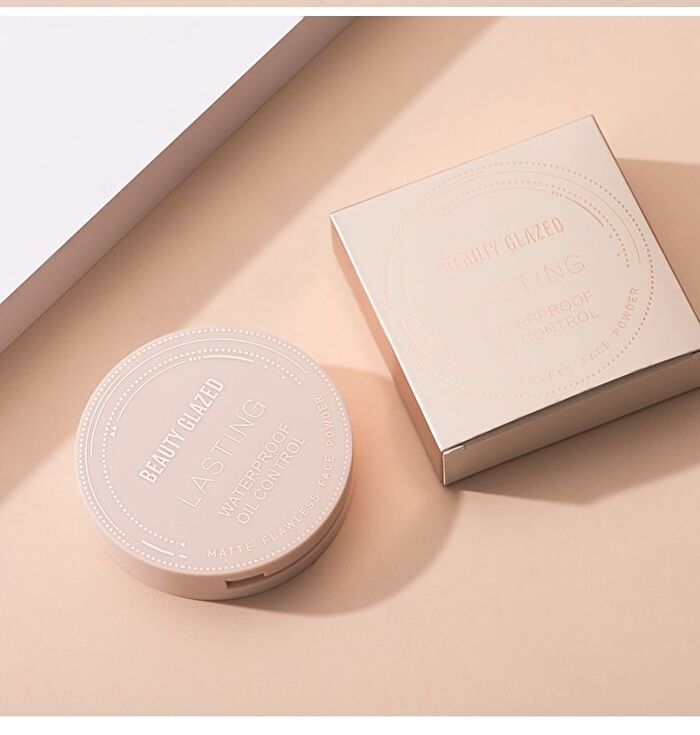 Lasting Waterproof Oil Control Matte Flawless Face Powder - 4 Shades - 104 Pearl - 10g