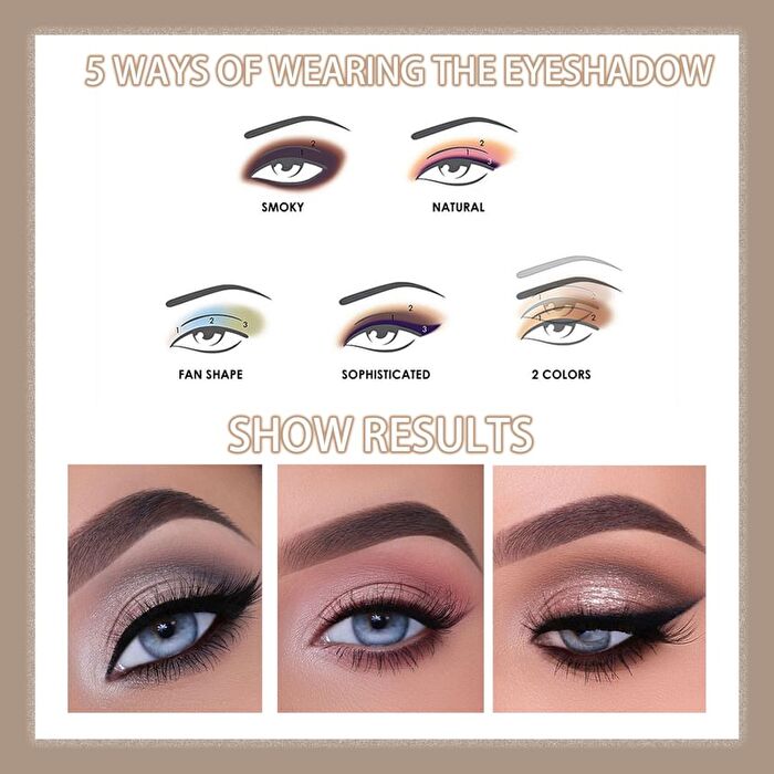 2 in 1 Dual Head Eyeshadow Stick + Smudger - 10 Colours - 104 Cocoa - 2g