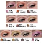 2 in 1 Dual Head Eyeshadow Stick + Smudger - 10 Colours - 104 Cocoa - 2g