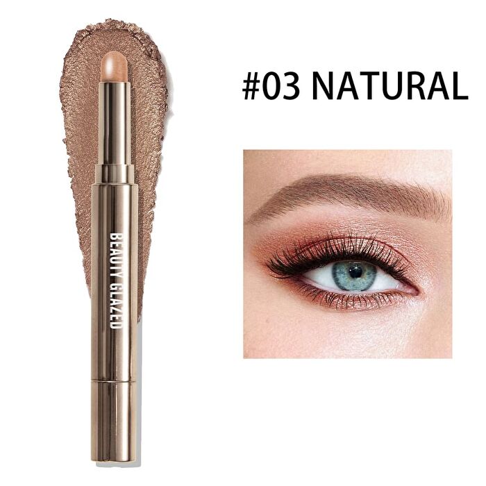 2 in 1 Dual Head Eyeshadow Stick + Smudger - 10 Colours - 104 Cocoa - 2g