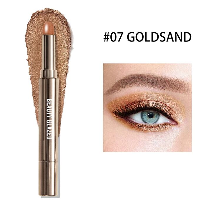 2 in 1 Dual Head Eyeshadow Stick + Smudger - 10 Colours - 104 Cocoa - 2g