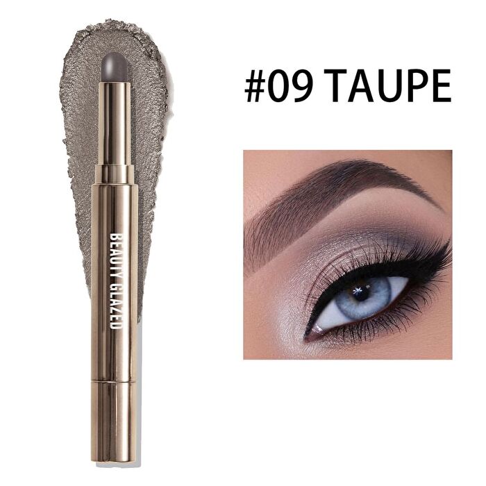 2 in 1 Dual Head Eyeshadow Stick + Smudger - 10 Colours - 104 Cocoa - 2g