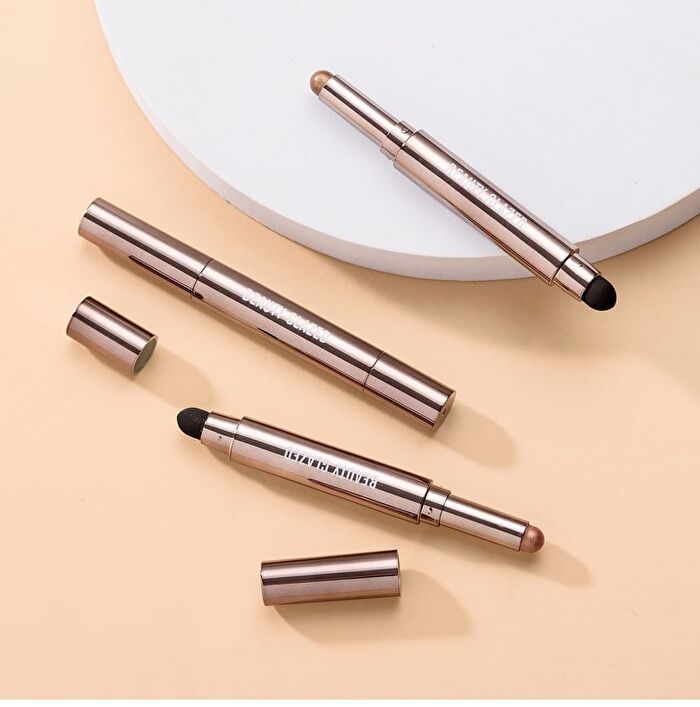 2 in 1 Dual Head Eyeshadow Stick + Smudger - 10 Colours - 104 Cocoa - 2g