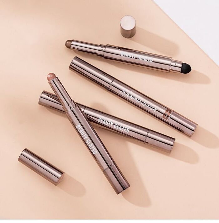 2 in 1 Dual Head Eyeshadow Stick + Smudger - 10 Colours - 104 Cocoa - 2g