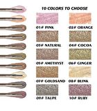 2 in 1 Dual Head Eyeshadow Stick + Smudger - 10 Colours - 104 Cocoa - 2g