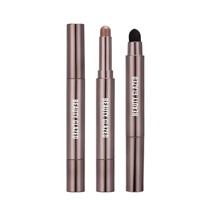 2 in 1 Dual Head Eyeshadow Stick + Smudger - 10 Colours - 104 Cocoa - 2g