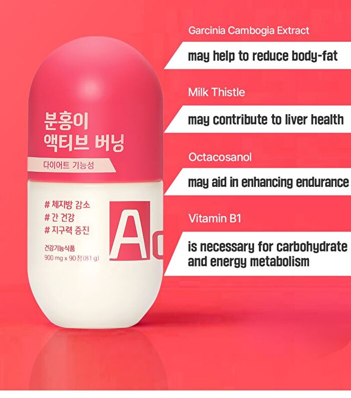 Pink Active Burning - 900mg x 90 tablets