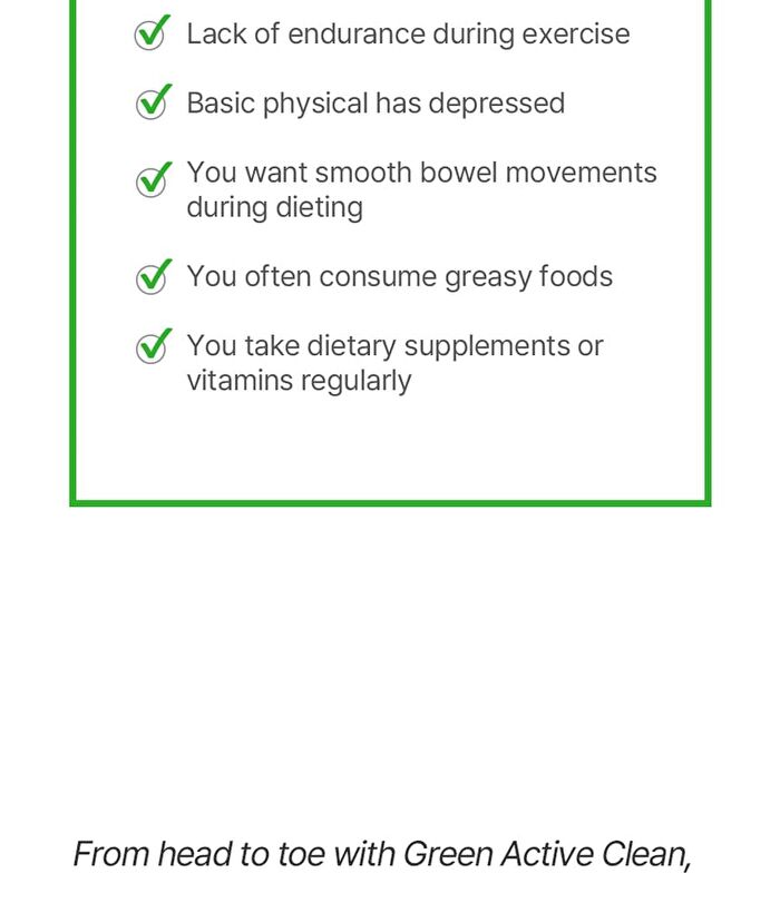 Green Active Clean - 900mg x 60 tablets