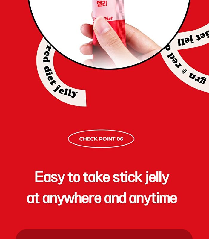 Red Diet Jelly - 20g x 14 packets