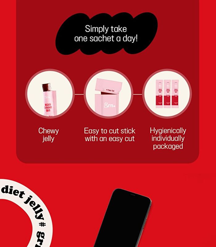 Red Diet Jelly - 20g x 14 packets