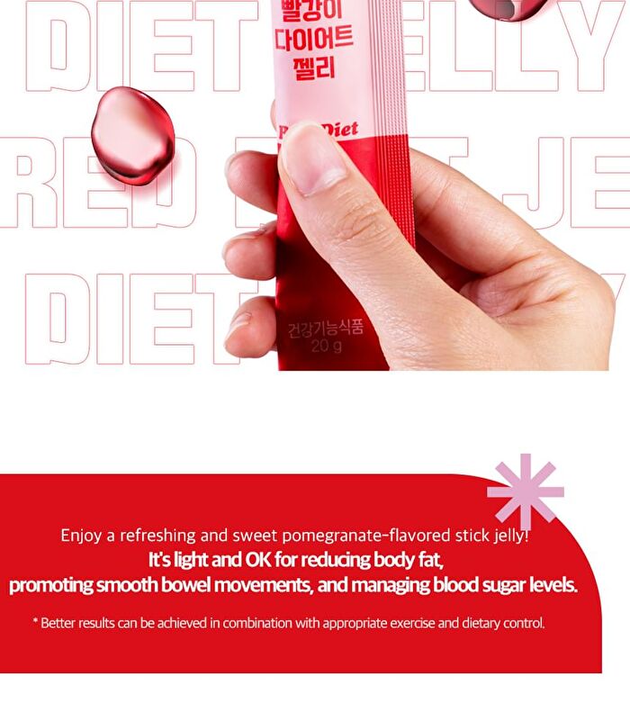 Red Diet Jelly - 20g x 14 packets