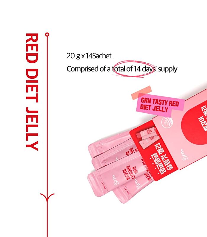 Red Diet Jelly - 20g x 14 packets