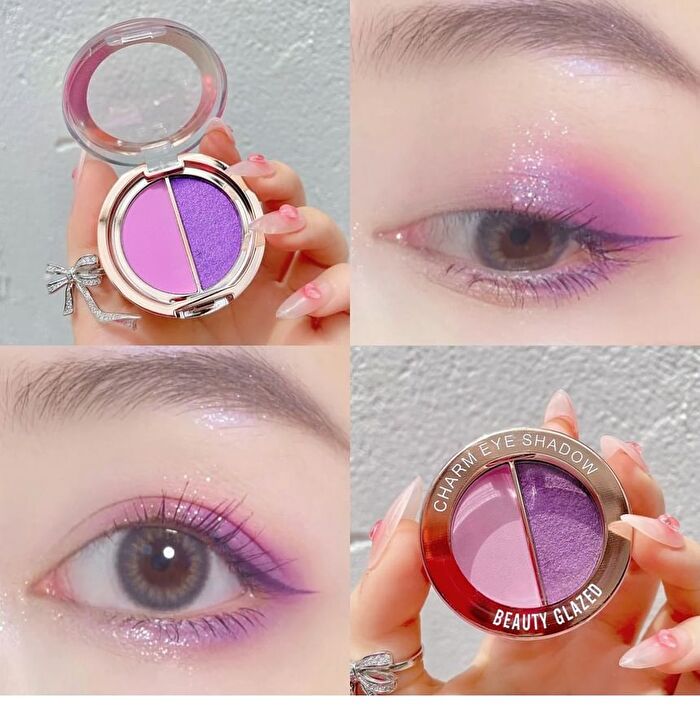 Matte & Pearl Double Effect Charm Eyeshadow - 10 Shades - 01 Orange - 4g