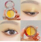 Matte & Pearl Double Effect Charm Eyeshadow - 10 Shades - 01 Orange - 4g