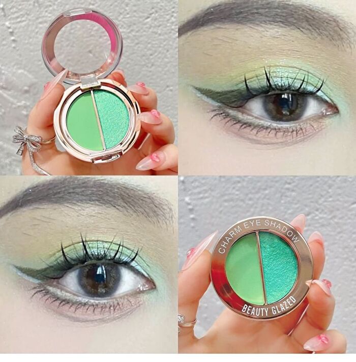 Matte & Pearl Double Effect Charm Eyeshadow - 10 Shades - 01 Orange - 4g