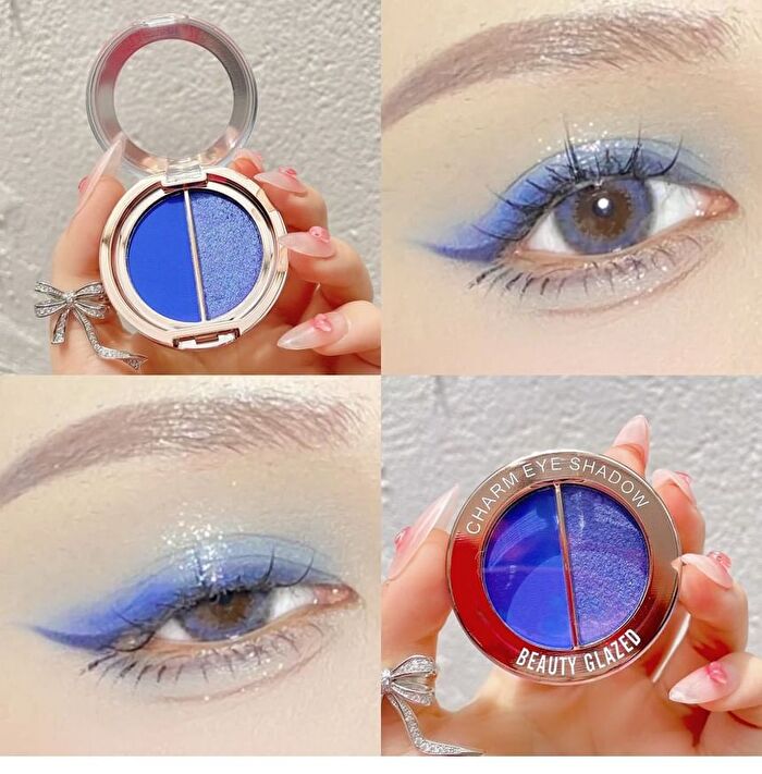 Matte & Pearl Double Effect Charm Eyeshadow - 10 Shades - 01 Orange - 4g