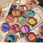 Matte & Pearl Double Effect Charm Eyeshadow - 10 Shades - 01 Orange - 4g