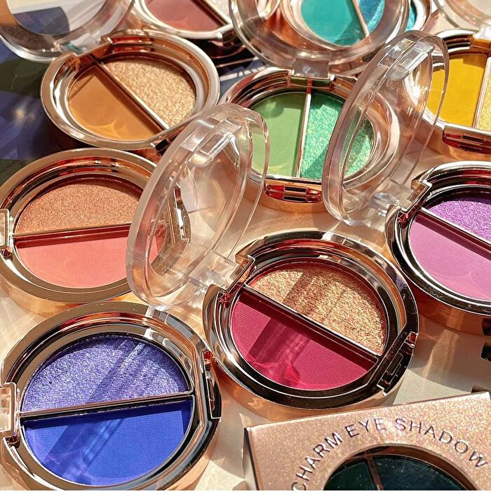 Matte & Pearl Double Effect Charm Eyeshadow - 10 Shades - 01 Orange - 4g