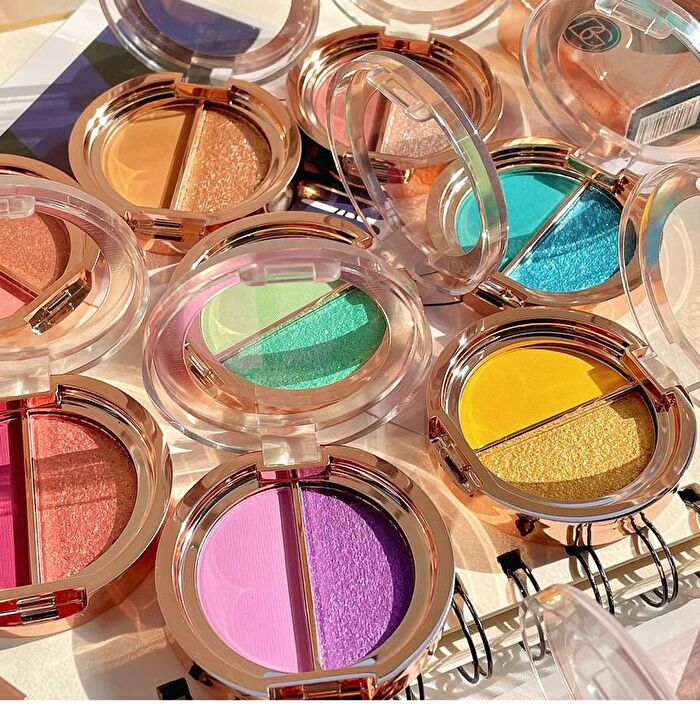 Matte & Pearl Double Effect Charm Eyeshadow - 10 Shades - 01 Orange - 4g