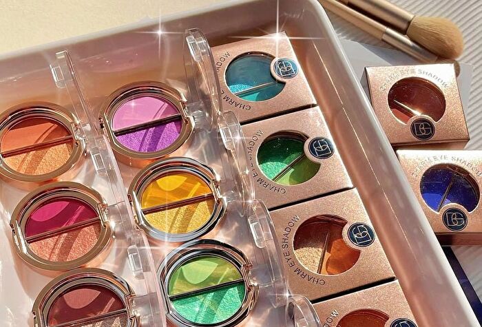 Matte & Pearl Double Effect Charm Eyeshadow - 10 Shades - 01 Orange - 4g