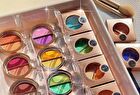 Matte & Pearl Double Effect Charm Eyeshadow - 10 Shades - 01 Orange - 4g