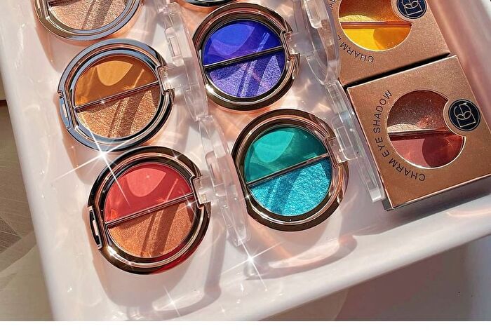 Matte & Pearl Double Effect Charm Eyeshadow - 10 Shades - 01 Orange - 4g