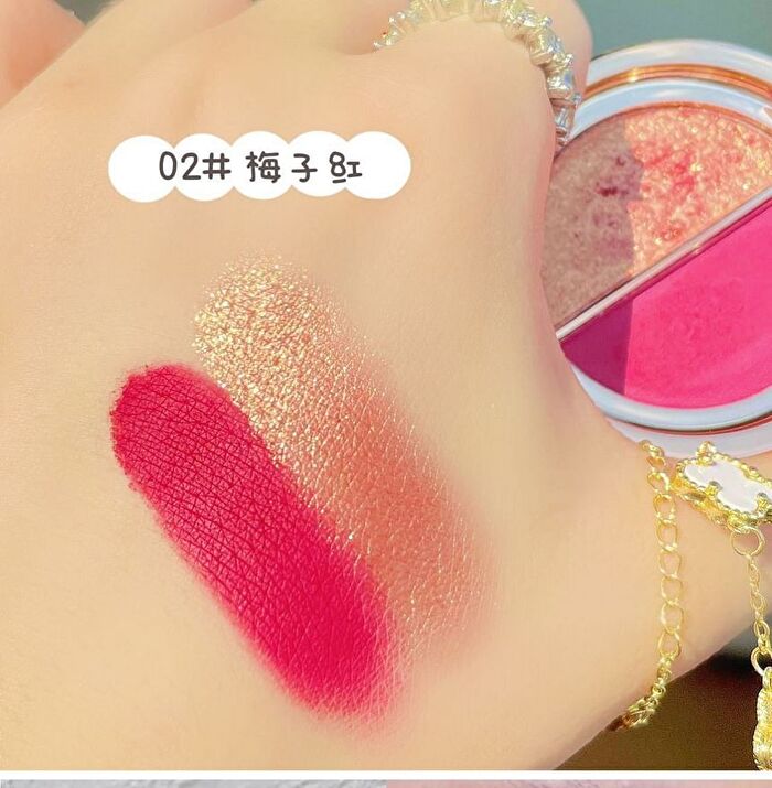 Matte & Pearl Double Effect Charm Eyeshadow - 10 Shades - 01 Orange - 4g