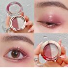 Matte & Pearl Double Effect Charm Eyeshadow - 10 Shades - 01 Orange - 4g
