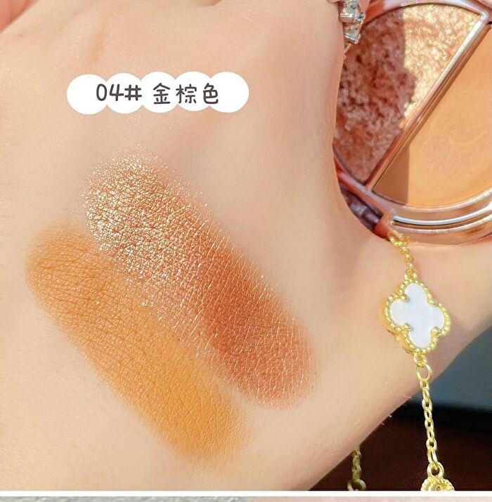 Matte & Pearl Double Effect Charm Eyeshadow - 10 Shades - 01 Orange - 4g