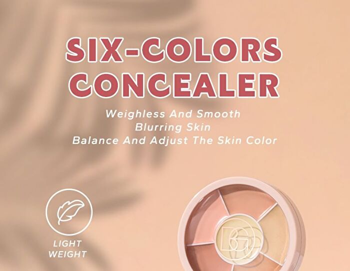 6 Colours Phantom Concealer Palette - #402 - 16g
